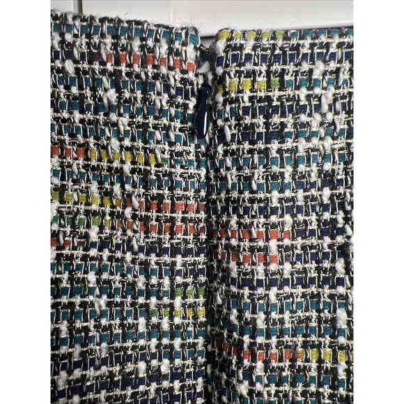 LOFT Tweed Zipper Detail A-Line Skirt Size 10 - Picture 8 of 8